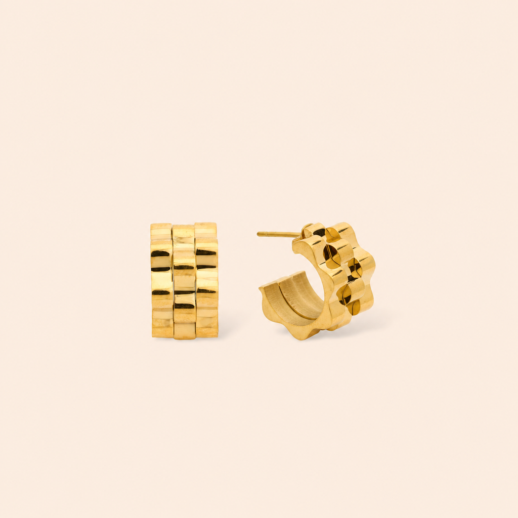 Luna Petal Hoops
