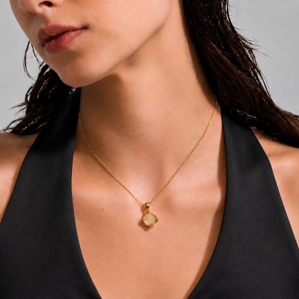 Honey Quartz Necklace