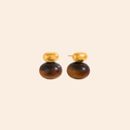 Luna Tiger Eye Studs