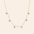 Turquoise Station Necklace