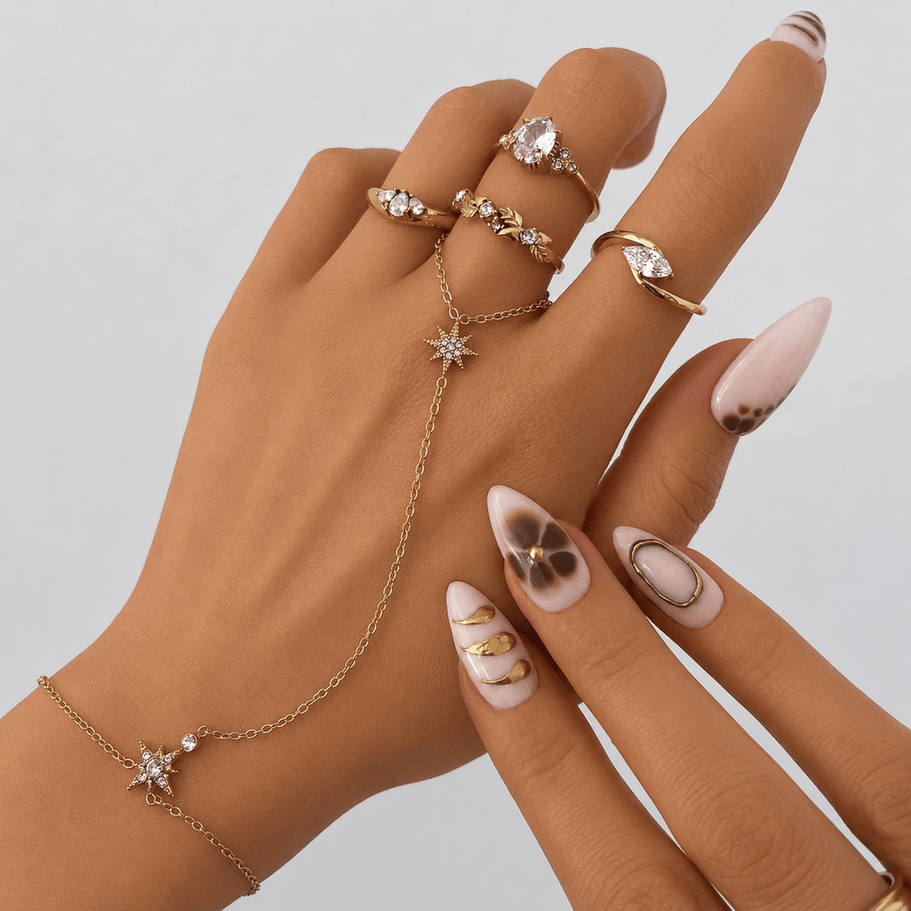 Poppy Hand Chain Bracelet