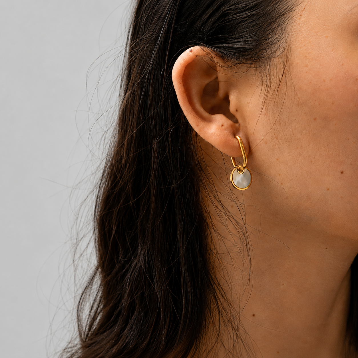 Luna shell Hoops
