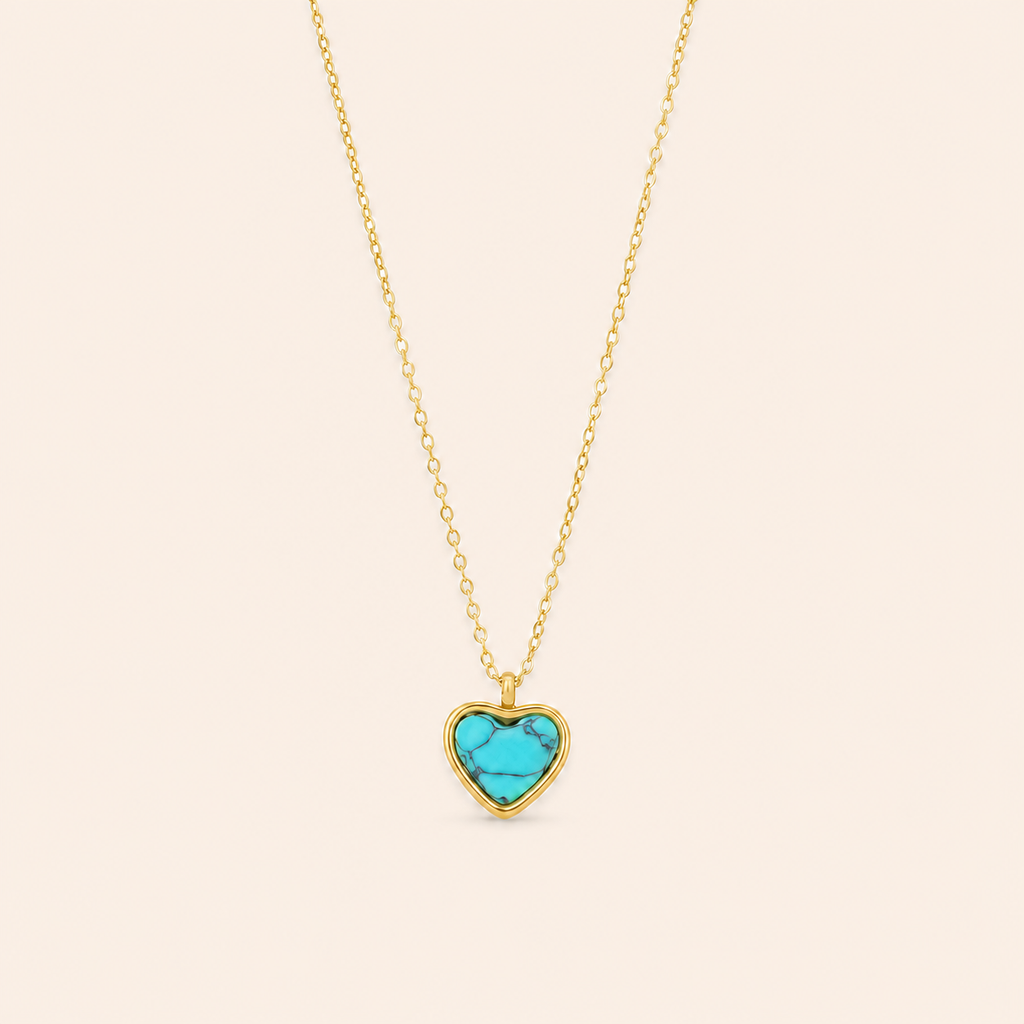 Turquoise Heart Necklace