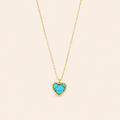 Turquoise Heart Necklace